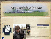 Tablet Screenshot of kraussdalealpacas.com